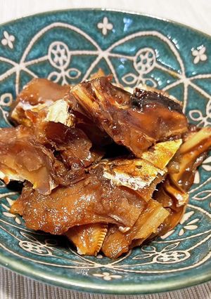 真鱈カマ(乾燥)の煮物-レシピのメイン写真