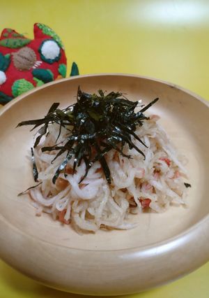 大根とカニカマのごまぽん酢和え-レシピのメイン写真