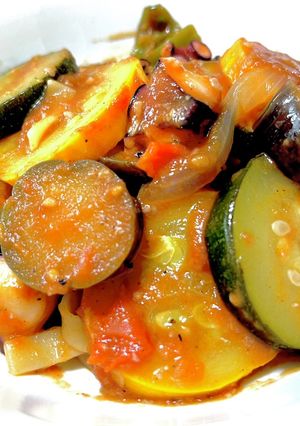 夏野菜とタコのパスタ〜肝機能強化に-レシピのメイン写真