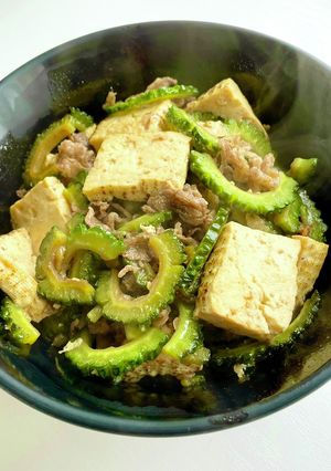 甘辛☆肉豆腐のゴーヤーチャンプルー-レシピのメイン写真