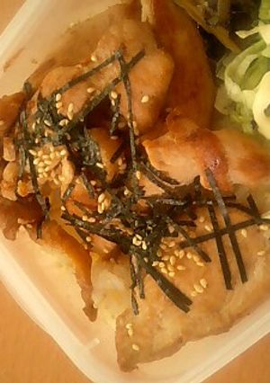 冷凍庫で簡単!やわらか鶏肉の生姜焼き-レシピのメイン写真