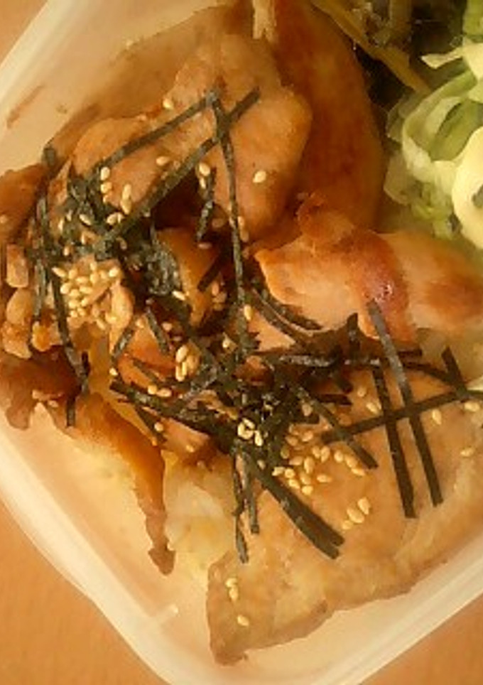 冷凍庫で簡単!やわらか鶏肉の生姜焼き-レシピのメイン写真