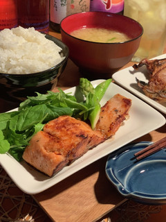 鮭ムニエル&鯵の塩焼き定食✨-レシピのメイン写真