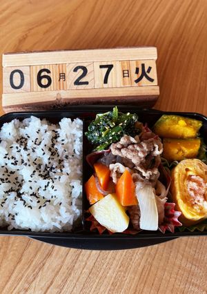 2023.6/27 高校生男子お弁当-レシピのメイン写真
