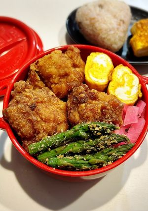 のっけ弁当2023.06.27鶏唐弁当-レシピのメイン写真