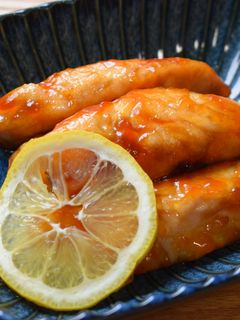 【給食】ささみのレモン煮-レシピのメイン写真