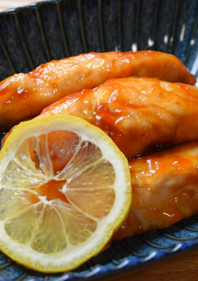 【給食】ささみのレモン煮-レシピのメイン写真