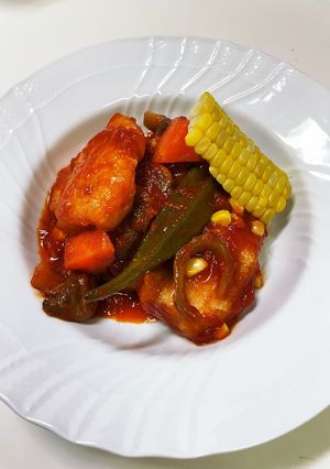 鶏胸肉のトマト煮〈改訂版〉-レシピのメイン写真