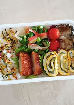 高校生のお弁当2023.6.27-レシピのメイン写真