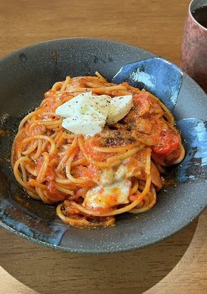 トマトとモッツァレラの冷製パスタ-レシピのメイン写真