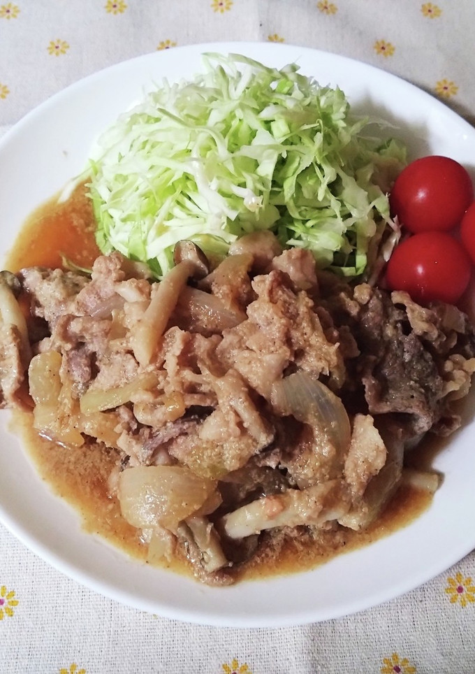 豚こまで簡単！胡麻と生姜が香る生姜焼き-レシピのメイン写真