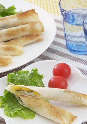 レンジでパリパリ！春巻きスティック-レシピのメイン写真