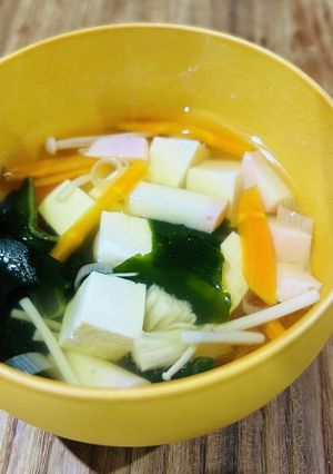 【学校給食】とうふスープ-レシピのメイン写真
