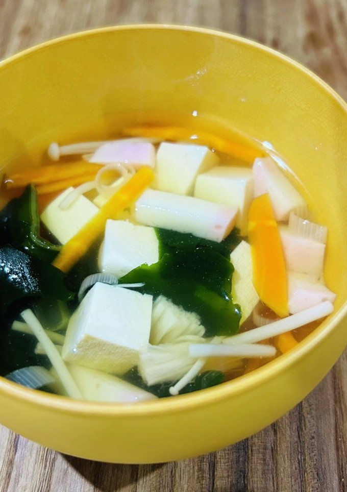 【学校給食】とうふスープ-レシピのメイン写真