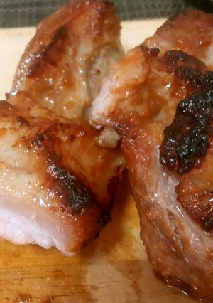 簡単定番・豚バラ肉の味噌漬け焼き-レシピのメイン写真