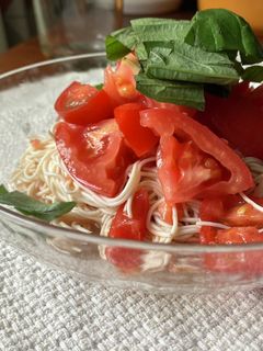 豆腐そうめん 冷製トマトパスタ風-レシピのメイン写真