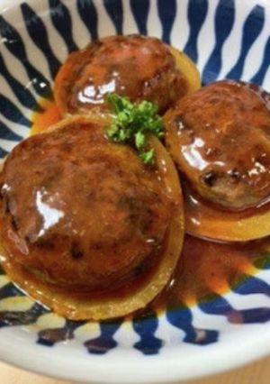 玉ねぎリングバーグ-レシピのメイン写真