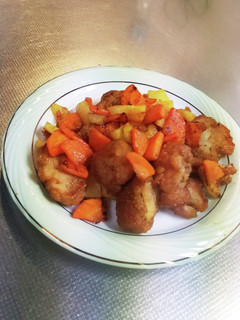 野菜と唐揚げのカレー炒め-レシピのメイン写真