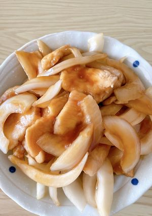 鶏胸肉と玉ねぎのオイスターソース旨み炒め-レシピのメイン写真