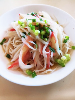 カニカマで素麺!-レシピのメイン写真