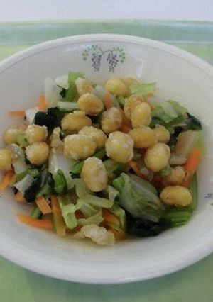 揚げ大豆サラダ-レシピのメイン写真