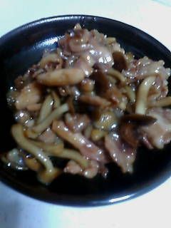 シメジと鶏肉の照り焼き♪-レシピのメイン写真