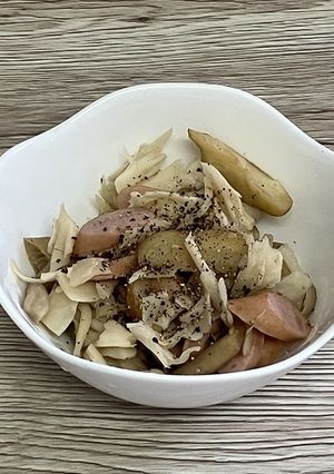 ウインナーとポテトのきのこ炒め-レシピのメイン写真