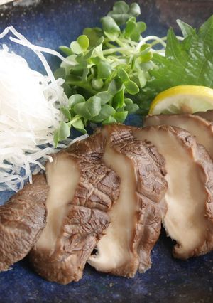 乾シイタケの刺身-レシピのメイン写真