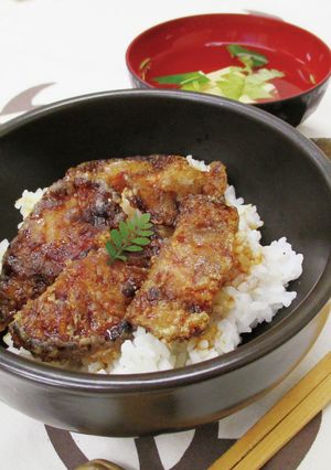 乾シイタケの蒲焼丼-レシピのメイン写真