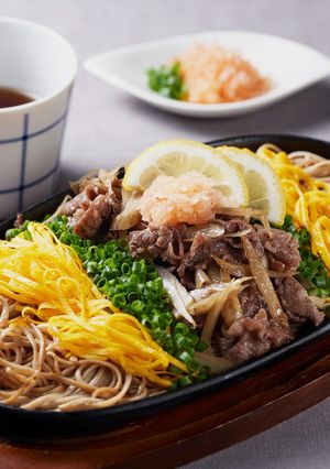 新ごぼうが美味しい！大豆麺で瓦そば-レシピのメイン写真