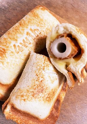 今朝の4w1hサンド「ねぎ味噌×ちくわ」-レシピのメイン写真