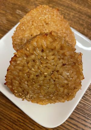 オーブンレンジで焼きおにぎり-レシピのメイン写真