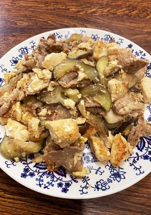 簡単♪茄子と豆腐と豚肉のチャンプル-レシピのメイン写真