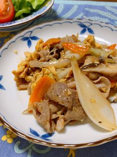 ★豚たま&お好み野菜のオイスター炒め★-レシピのメイン写真