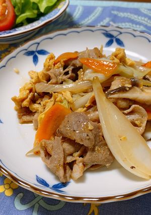 ★豚たま&お好み野菜のオイスター炒め★-レシピのメイン写真