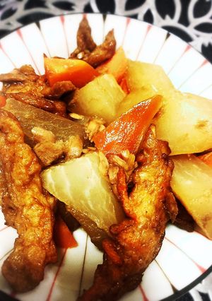 大根とツナとさつま揚げ煮 お通しにも-レシピのメイン写真