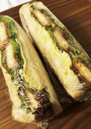 今日のサンドイッチ　ササミチーズカツ-レシピのメイン写真