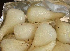 大粒生らっきょうのホイル焼き-レシピのメイン写真