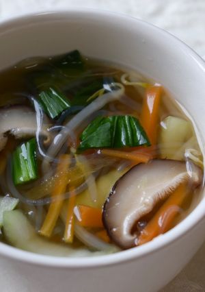 【給食】春雨スープ-レシピのメイン写真