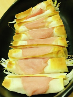 ★生ハムチーズ巻き★ ➕もやしの時短料理-レシピのメイン写真