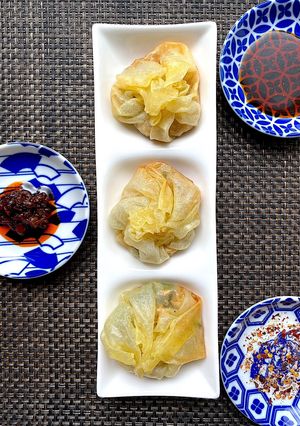 夏野菜の巾着春巻き-レシピのメイン写真