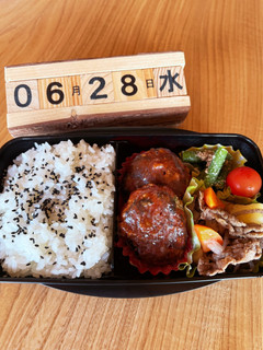 2023.6/28 高校生男子お弁当-レシピのメイン写真