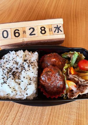 2023.6/28 高校生男子お弁当-レシピのメイン写真