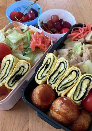 高校生男子弁当344 女子弁当50-レシピのメイン写真