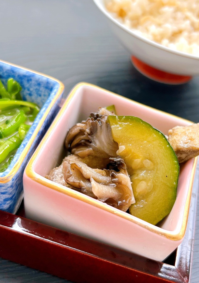 白だしで簡単♪ズッキーニと舞茸の煮浸し-レシピのメイン写真