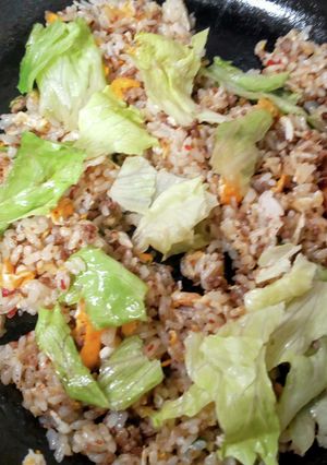 サッと簡単♡レタス炒飯♪お弁当に-レシピのメイン写真