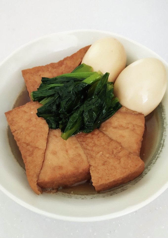 厚揚げと小松菜の煮物-レシピのメイン写真
