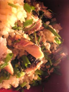 秋刀魚と葱の生姜胡麻混ぜご飯-レシピのメイン写真
