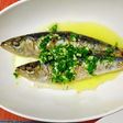 スペイン風イワシの塩焼き