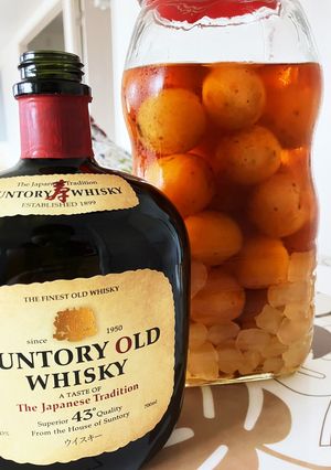 完熟梅で桃のような香り高いウイスキー梅酒-レシピのメイン写真